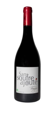 Vin rouge bio sans soufre
